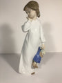 Nao Figurine # 1108 Girl with Rag Doll