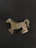 Handmade Sterling Silver Horse Pin