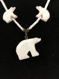 Wonderful White Bear Fetish Necklace