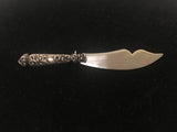 Small Vintage Sterling Silver and Mother of Pearl Letter Opener Pin