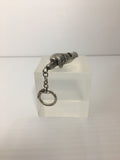 Vintage Asprey & Co. LTD Sterling Silver Dogs Head Keychain-Whistle