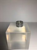 Native American Sterling Silver Band with Navajo Pattern