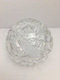 Antique Crystal Cut Glass Rose Bowl