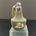 Green Wedgwood Scent Decanter with White Cherubs