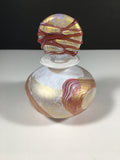 Precious Hand Blown and Hand Painted Perfume Bottle