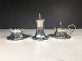 Vintage Silver Condiment Set by Joseph Gloster 1925
