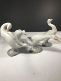 Four ( 4 ) Lladro Geese Figurines