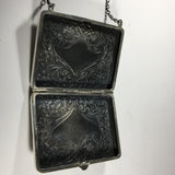 Antique Schmitz, Moore & Co. Sterling Silver Evening Card Holder w/Chain