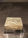 Miniature Silver Snuff/Trinket Box from Italy