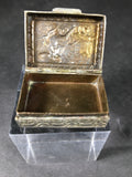 Miniature Silver Snuff/Trinket Box from Italy