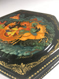 Russian Lacquer Box and Brooch