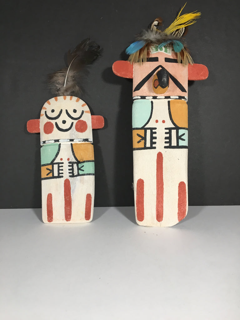 Pair of Native American Southwest Cradle Dolls