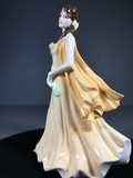 Graceful Coalport Bone China Figurine from the Sentiment Series "Thank You"