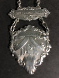 Vintage Sterling Silver Watch/Key Fob made from Kuhnen Medals c. 1904