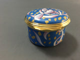 Lovely Halcyon Days Enamel Box - New Years 2000 - Designed by Tiffany & Co.