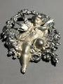 Beautiful Sterling Silver Vintage Angel Pin