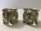 Lovely Set of Two Antique Art Nouveau Napkin Rings by LaPierre Mfg. Co.