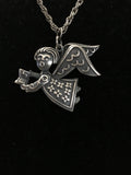 Sterling Silver Choir Angel Necklace by James Avery