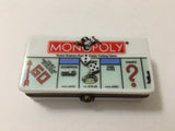 Vintage Porcelain Monopoly Game Trinket Box with Race Car