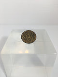 Antique Victorian Love Token on 1893 Indian Cent Coin