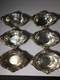 Set of Six Sterling Silver Nut Bowls by Watson & Newell