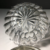 Antique William B. Kerr & Co. Vanity Jar with Art Nouveau Sterling Silver Lid