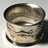 Vintage Pair of Silver Plated Napkin Rings by Wallace