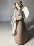 Lladro # 8180 Alleluia Cantata Angels Porcelain Figurine - Holding Banner