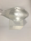 Baccarat Frosted Crystal Feeding Duckling Figurine/Paperweight
