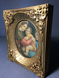Vintage Reproduction of Raphael's Madonna della Sedia