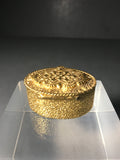 Vintage Florenza Gold Toned Ring / Trinket Box