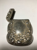 Vintage Sterling Silver Match Safe with Beautiful Repousse Design