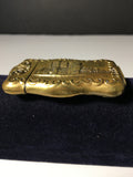 Art Nouveau Vintage Brass Match Safe Repousse Design