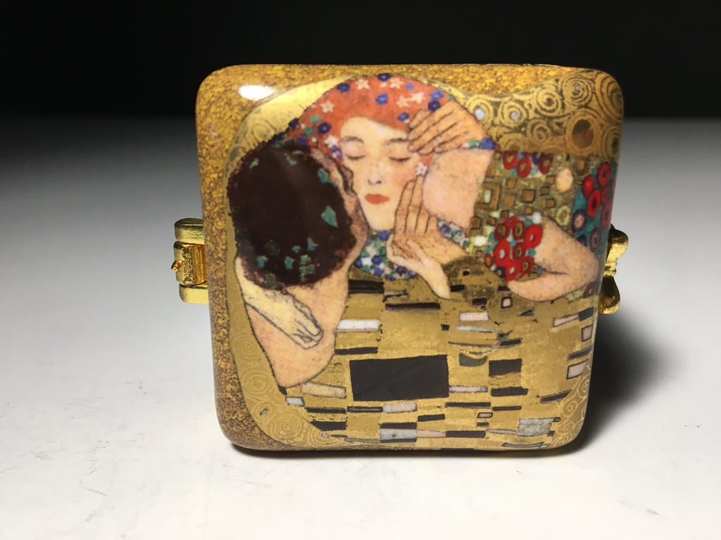 Goebel Trollbeads Gustav Klimt "The Kiss" Porcelain Ring Box
