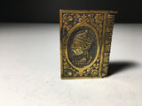 Antique Brass Vesta/Match Safe for Coronation of King Edward VII