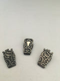 Set of 3 Sterling Silver Antique Paper Clips