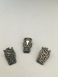 Set of 3 Sterling Silver Antique Paper Clips