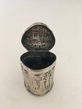 Beautiful Antique Dutch Silver Trinket/Ring Box c.1859 -1893
