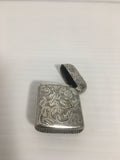 Antique Sterling Silver Enamel Vesta/Match Safe by John Tongue