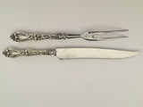 Frank M. Whiting Sterling Silver Carving Set