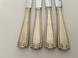 Vintage Sterling Silver Gorham Etruscan Pattern Set pf 8 Steak Knives