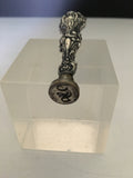 Gorgeous Antique Sterling Silver Wax Stamp Seal
