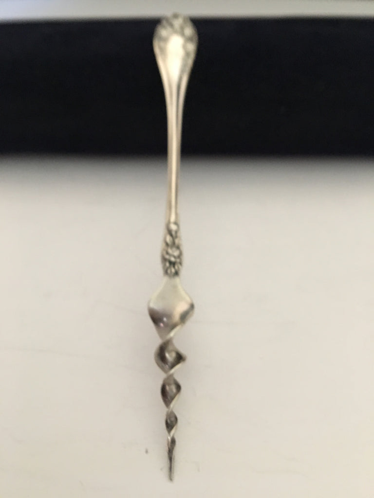 Vintage R. Wallace & Sons Sterling Silver Spiral Butter Pick
