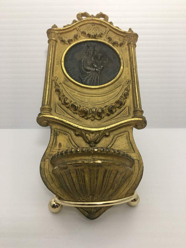 Antique French Holy Water Font