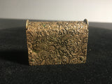Old Victorian Era Brass Match Safe/Vesta Dual Lids