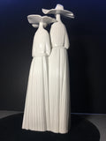 Lladro Porcelain Figurine of Two Nuns # 4611 " Monjas "