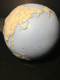 Lladro Porcelain Blue Globe Paperweight # 6138