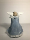 Lladro Porcelain Angel Tree Topper with Scroll #5719