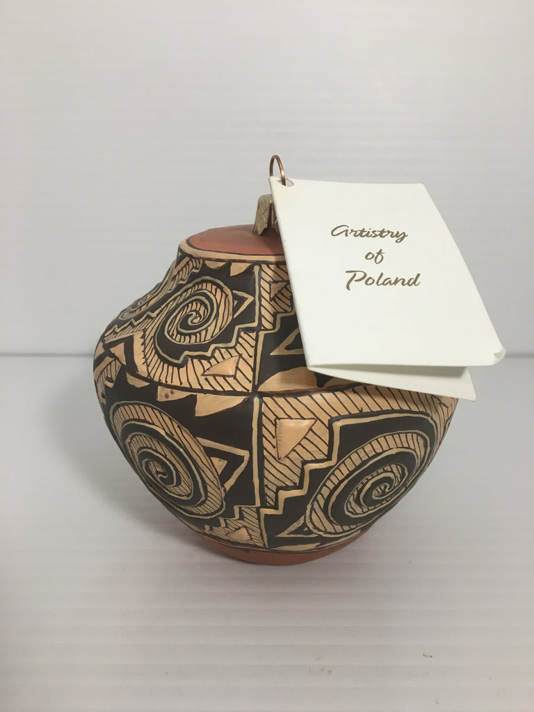 Acoma Pot Christmas Ornament by Artistry of Poland