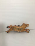 Set of 8 Hand Carved Native American Artisan Wooden Animal Tree Ornaments